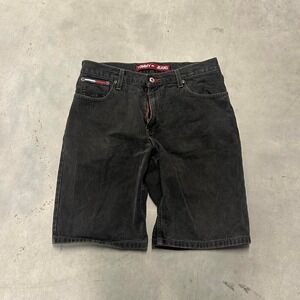 Y2K Tommy Hilfiger Baggy black Denim Shorts